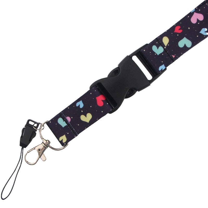 Yiflin Cute Neck Lanyard for Keys  Keychain  Wallet  ID Card Holder  with Quick Release Buckle - Image 3
